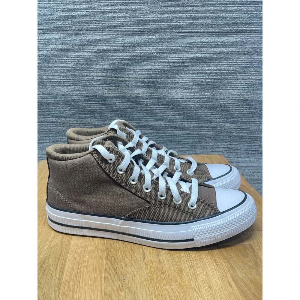 Converse CTAS Malden Street Mid Shoes Men 8.5 Brown White Sneakers A13212F NEW - Picture 11 of 12